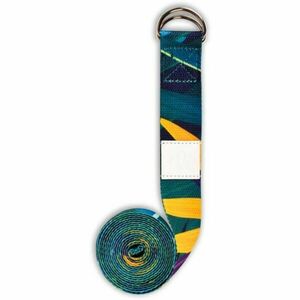 YOGGYS YOGA BELT Bandă elastică yoga, verde închis, mărime imagine