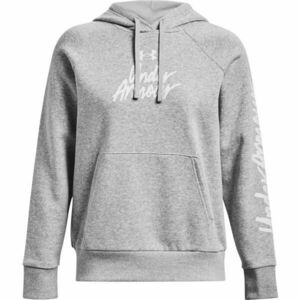 Under Armour RIVAL FLEECE GRAPHIC HDY Hanorac damă, gri, mărime imagine