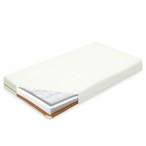 NEW BABY CLASSY POHANKA-MOLITAN-KOKOS 140 x 70 x 11 CM Saltea pentru copii, alb, mărime imagine