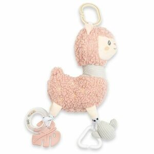 NEW BABY LAMĂ Jucărie de pluș, somon, mărime imagine