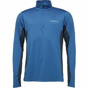 Columbia THREE PITCH HALF ZIP Tricou pentru bărbați, albastru, mărime imagine