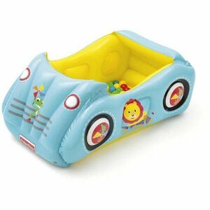 FISHER PRICE MAȘINUȚĂ GONFLABILĂ Mașinuță gonflabilă pentru copii cu mingiuțe, albastru deschis, mărime imagine