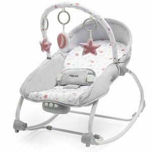 BABY MIX STELUȚE Șezlong multifuncțional balansoar, gri, mărime imagine