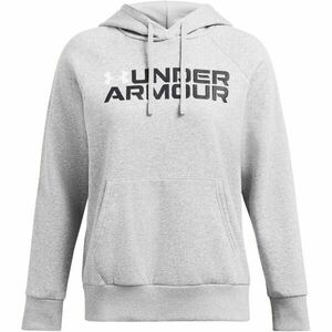 Under Armour RIVAL FLEECE WORDMARK Hanorac de damă, gri, mărime imagine