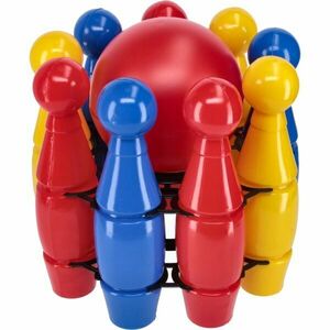 RELAKS-TOYS BOWLING PINS WITH A LARGE BOWLING BALL Set de popice cu bilă, mix, mărime imagine