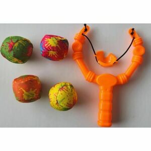 ARTYK SLINGSHOT FOR SHOOTING SOFT BALLS Praștie pentru aruncarea mingilor moi, portocaliu, mărime imagine