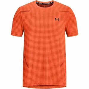 Under Armour SEAMLESS GRID Tricou bărbați, portocaliu, mărime imagine