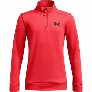 Under Armour ARMOUR FLEECE 1/4 ZIP Hanorac băieți, roșu, mărime imagine
