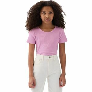GAP SS RIB Tricou de fete, roz, mărime imagine