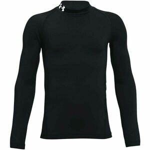 Under Armour ARMOUR MOCK Tricou cu mânecă lungă pentru băieți, negru, mărime imagine