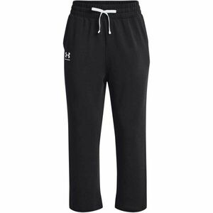 Under Armour RIVAL TERRY FLARE CROP Pantaloni trening femei, negru, mărime imagine