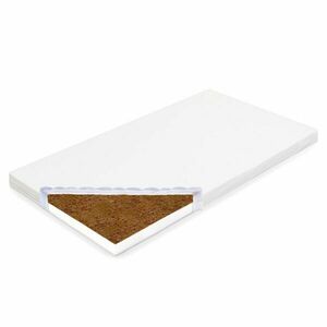 NEW BABY BASIC KOKOS-MOLITAN 120 x 60 x 5 CM Saltea pentru copii, alb, mărime imagine