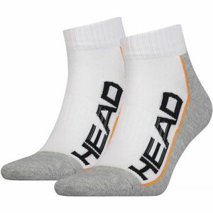 Head PERFORMANCE QUARTER 2PACK Șosete unisex, gri, mărime 35-38 imagine