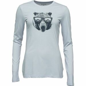 Columbia HIDDEN HAVEN LS TEE Tricou de damă, albastru deschis, mărime imagine
