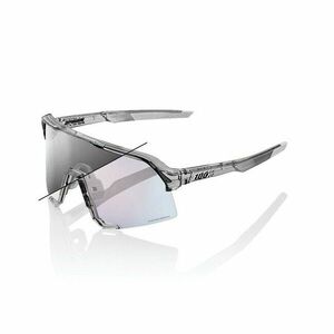 Ochelari de soare 100% S3, Gri translucid lustruit - Lentile fotocromatice cu oglindă Rose Gold imagine