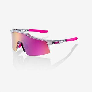 Ochelari de soare 100% Speedcraft SL, gri translucid lustruit imagine