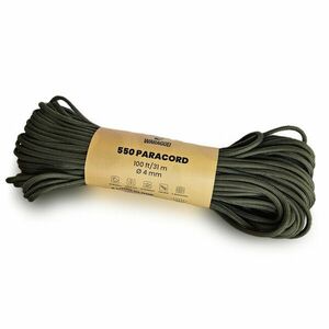 Coardă WARAGOD Paracord 550, 31 m cu diametru de 4 mm, verde imagine