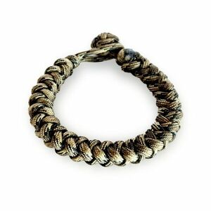 WARAGOD Brățară Paracord cu închidere reglabilă Ectar, camo coyote imagine