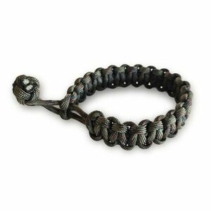 WARAGOD Brățară Paracord cu închidere reglabilă Ilmë, verde camuflaj imagine