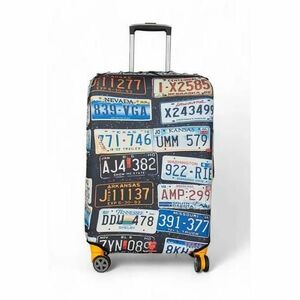 Husa troler, Mondo Way, model Car Numbers, elastica, cu inchidere fermoar, Lycra, marimea M (Multicolor) imagine