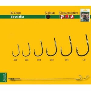 Carlige forjate G-Carp Special BL 10buc/ plic Gamakatsu (Marime Carlige: Nr. 1) imagine