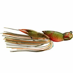 Naluca Livetarget Hollow Crawfish Jig, culoare Olive-Orange, 4.5cm, 14g imagine