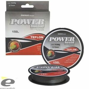 Fir EnergoTeam Power Braid Teflon gri 150m (Diametru fir: 0.25 mm) imagine