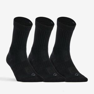 SET DE 3 ȘOSETE LUNGI DE TENIS DECATHLON RS 500 NEGRU imagine