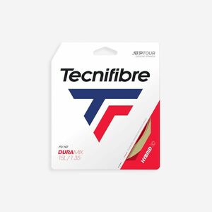 Cordaj Tenis Tecnifibre Multifilament Poliester Duramix 1.35mm Natural imagine