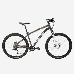 BICICLETĂ MTB DEPLASĂRI ST 120 GRI-PORTOCALIU 27, 5" imagine