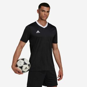 Tricou Fotbal Entrada Negru Bărbați imagine