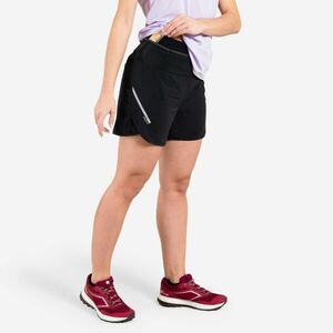 Şort Baggy Alergare Trail Running Negru Damă imagine