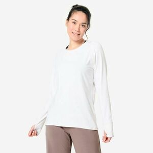 Bluză din bumbac Yoga ușoară Bej Damă imagine