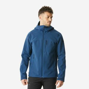 Geacă Protecție vânt Softshell Trekking MT500 Negru Bărbați imagine