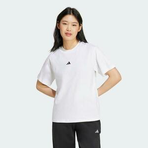 Tricou fitness din bumbac Alb Damă imagine