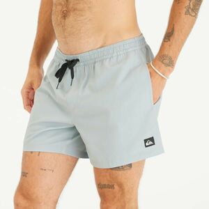 Șort de baie scurt surf 15' Quiksilver Volley flex Gri Bărbați imagine