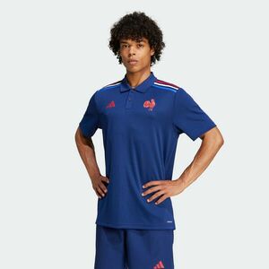 Tricou polo de rugby Franța - Tricou polo suporter FFR Albastru Adulți imagine