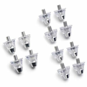 Crampoane cu filet Fotbal universale transparente din aluminiu 11-13 mm imagine