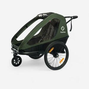 REMORCĂ BICICLETĂ HAMAX IXPLORER VERDE imagine
