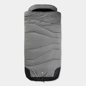 Sac de dormit 2 în 1 din Bumbac Camping Perfect Sleep 5°C Negru imagine