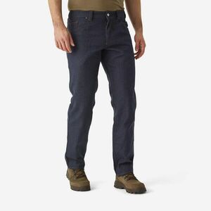 Pantalon utilitar rezistent 500 Albastru jeans imagine