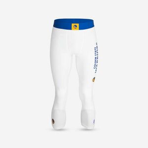 Colanți 3/4 Baschet 500 NBA Golden State Warriors Alb Adulți imagine