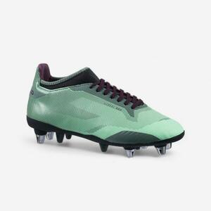 Ghete Rugby Hibrid REVEAL 500 SG teren mixt Verde Damă imagine