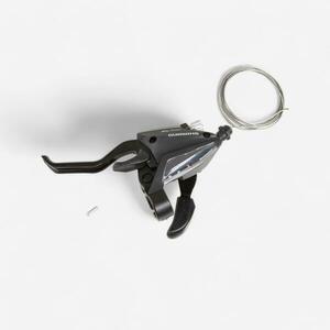 Manetă schimbător față SHIMANO 3 viteze + etrier frână imagine