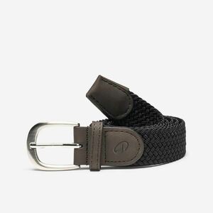 Curea golf împletită elastică și extensibilă Negru imagine