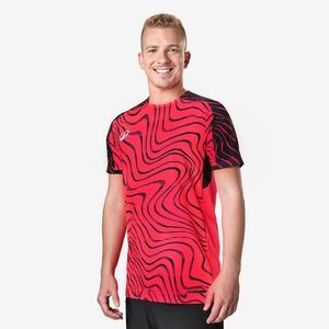 TRICOU FOTBAL VIRALTO TOPO ROZ FLUO ȘI NEGRU ADULȚI imagine