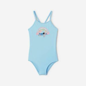 Costum de baie întreg surf Hanalei Summer vibes Albastru deschis Fete imagine
