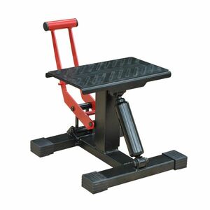 HOMCOM Cric de Ridicare pentru Motociclete, Capacitate 150kg, Înălțime Reglabilă, din Oțel Zincat și Cauciuc, cu Manivelă | Aosom Romania imagine