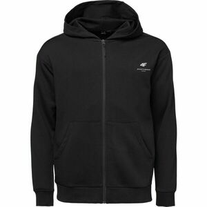 4F SWEATSHIRT BASIC Hanorac bărbați, negru, mărime imagine