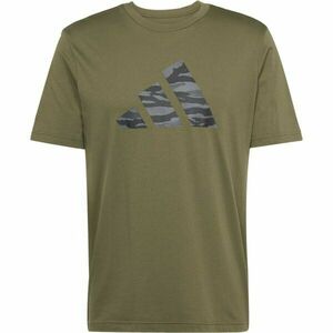 adidas M C CAMO LOGO TEE Tricou pentru bărbați, kaki, mărime imagine
